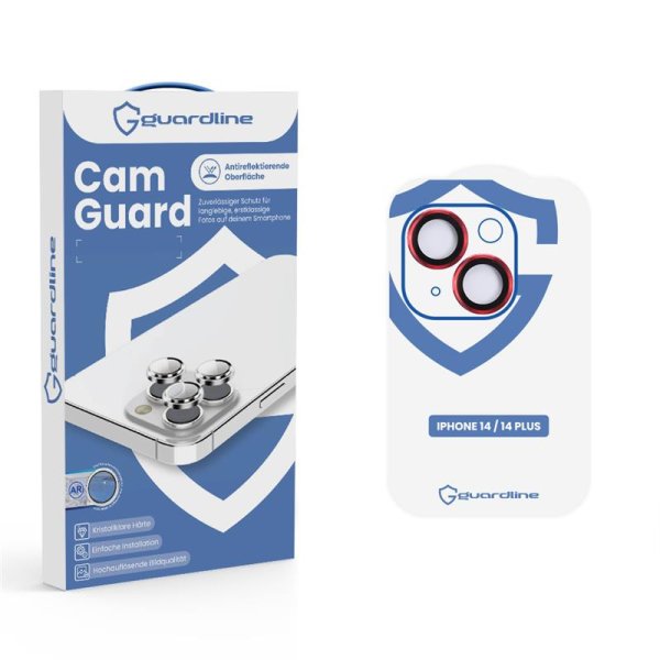 Guardline - CamGuard iPhone 14 / 14 Plus - Rot