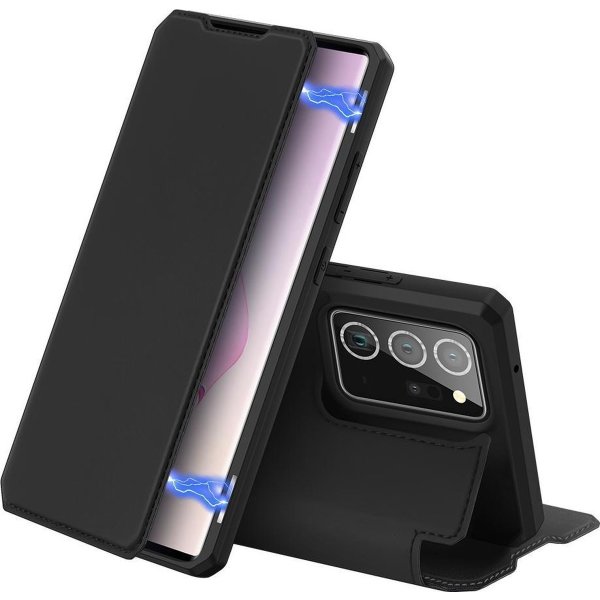 DuxDucis - Skin X Wallet Hülle Samsung Note 20 Ultra - Schwarz