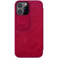 Nillkin - Qin Pro Leather Hülle - iPhone 13 Pro Max - Rot