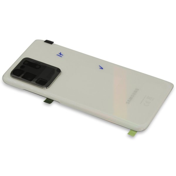 Original Samsung Galaxy S20 Ultra 5G SM-G988F Backcover Cloud white