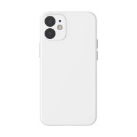 Baseus - Liquid Silica Case iPhone 12 Mini - Weiss
