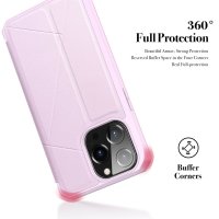 DuxDucis - Skin X Wallet Hülle iPhone 13 Pro - Pink