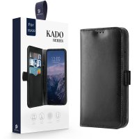 DuxDucis - Kado Series Wallet Hülle Samsung A70 - Schwarz