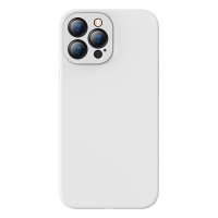 Baseus - Silikon Case iPhone 13 Pro - Weiss