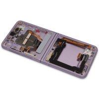 Original Samsung Galaxy Z Flip3 5G Display Grau mit Kamera Lavender