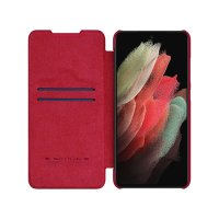 Nillkin - Qin Leather Case - Samsung Galaxy S21 FE 2021 -...