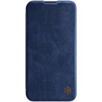 Nillkin - Qin Pro Leder Case - Apple iPhone 14 - Blau