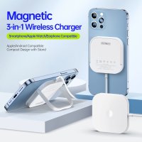 DUZZONA - W7 3-in-1 Wireless Charger Stand - Weiss